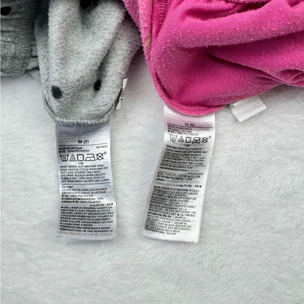 Old Navy youth girls fleece pajama pants. Lot of 2. Girls Size M (8).